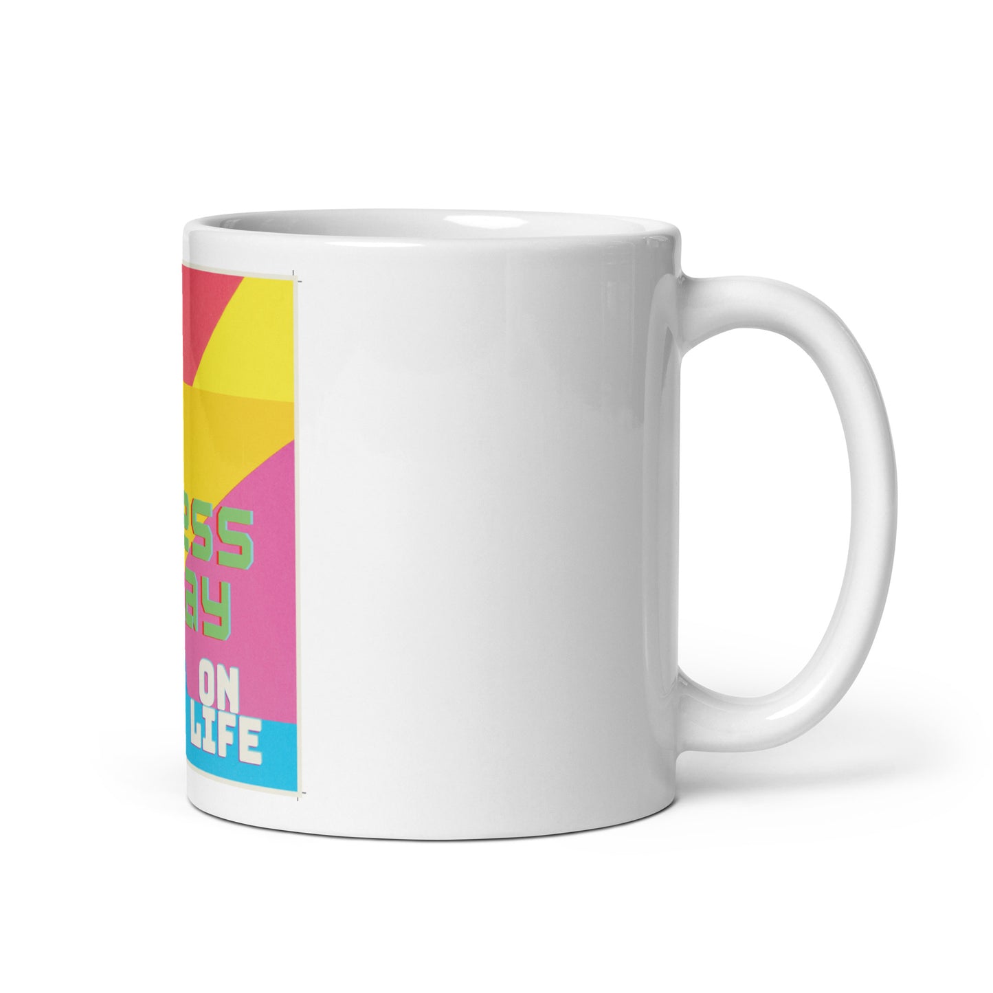 "Press Play on Life" - Motivational Affirmation Mug