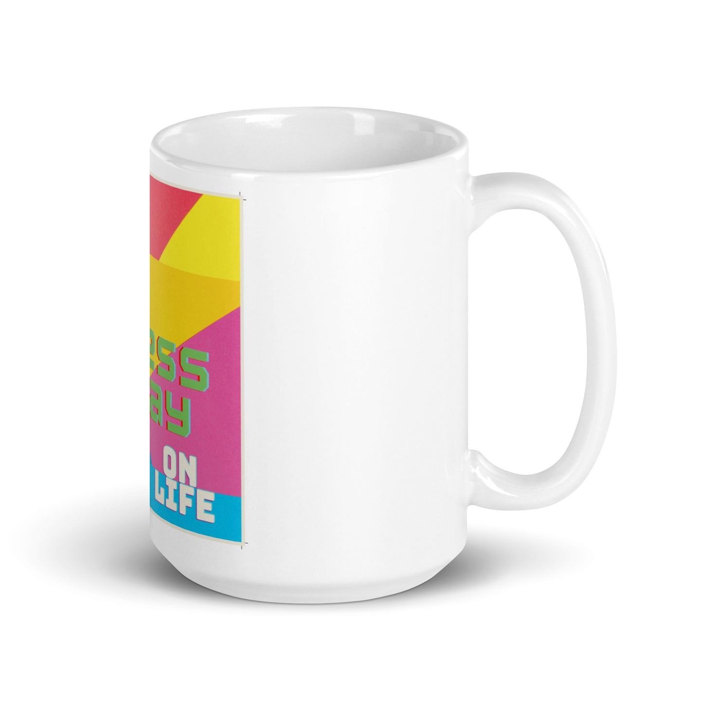 "Press Play on Life" - Motivational Affirmation Mug