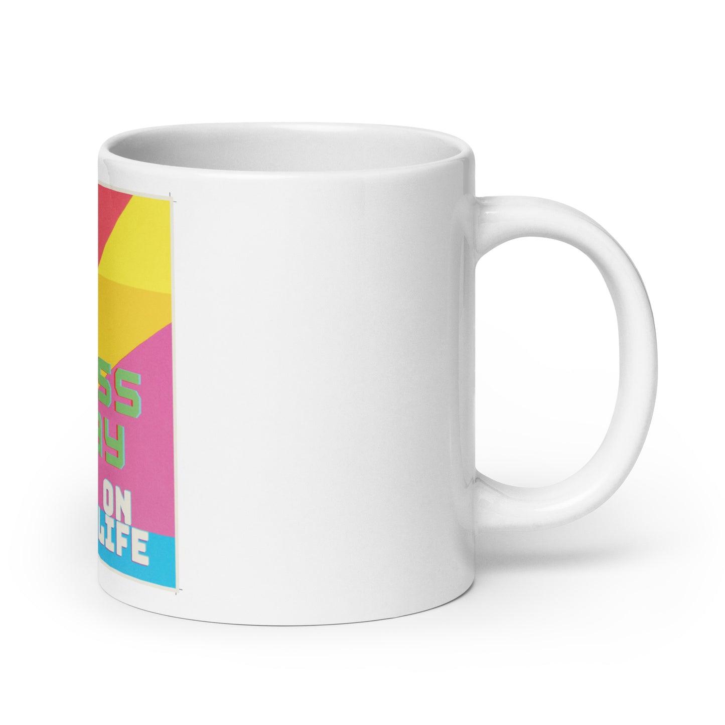 "Press Play on Life" - Motivational Affirmation Mug